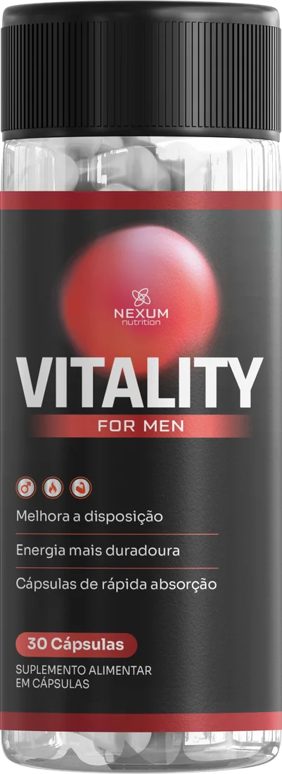 Pote de VITALITY FOR MEN, 30 cápsulas